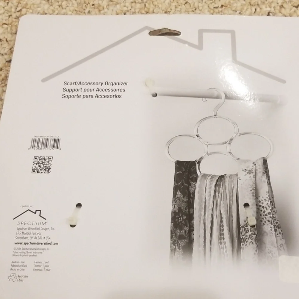 New! SPECTRUM Scarf/Accessory Organizer